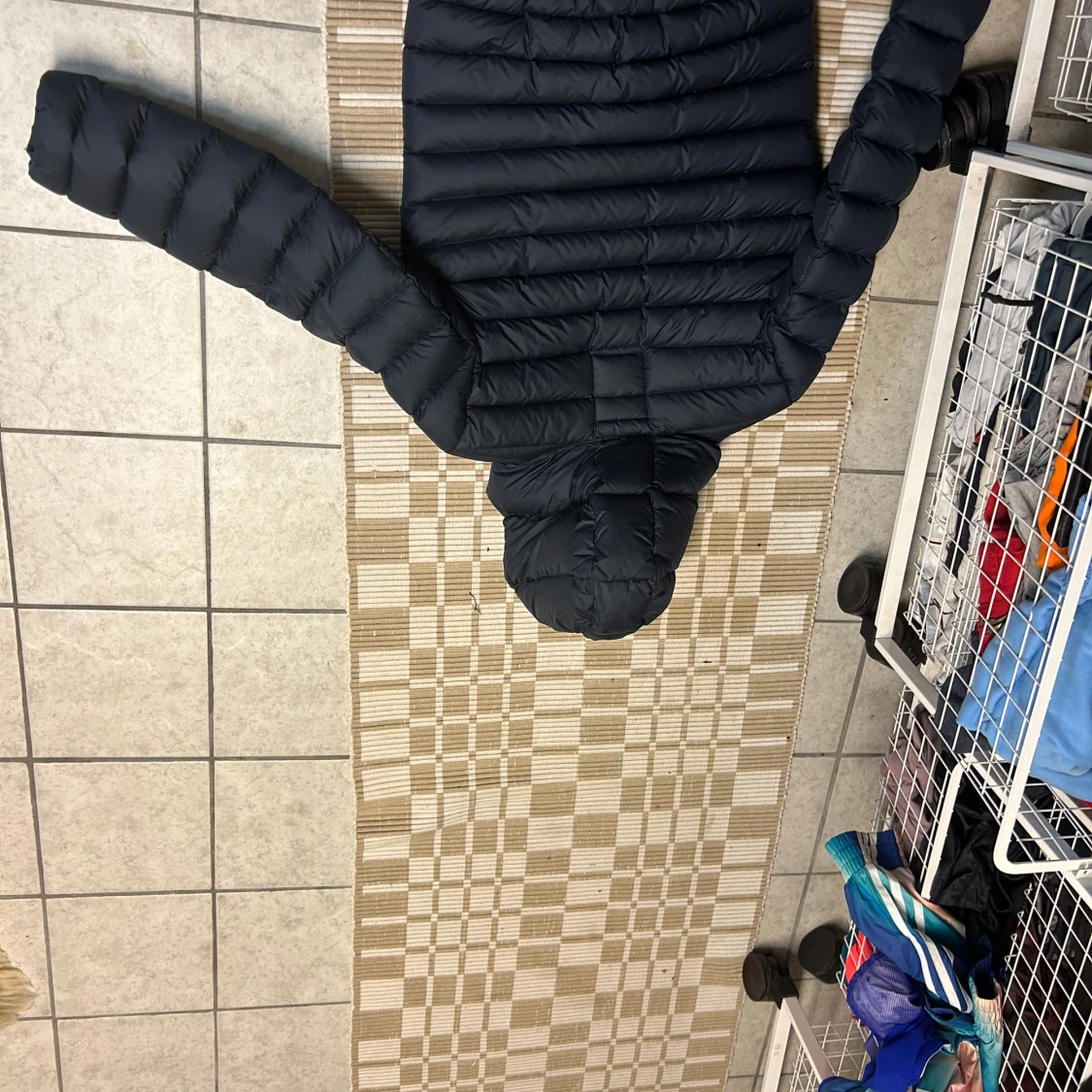 Mörkblå Colmar dunjacka med huva. 10 years - 4