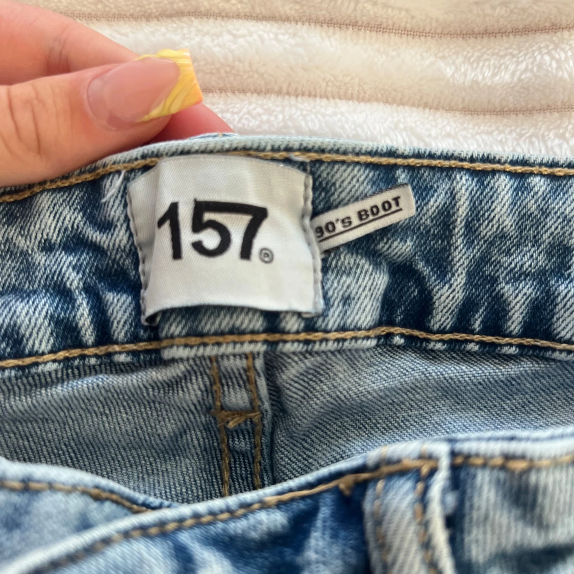 Bootcut jeans i ljusblå från lager 157 - 1