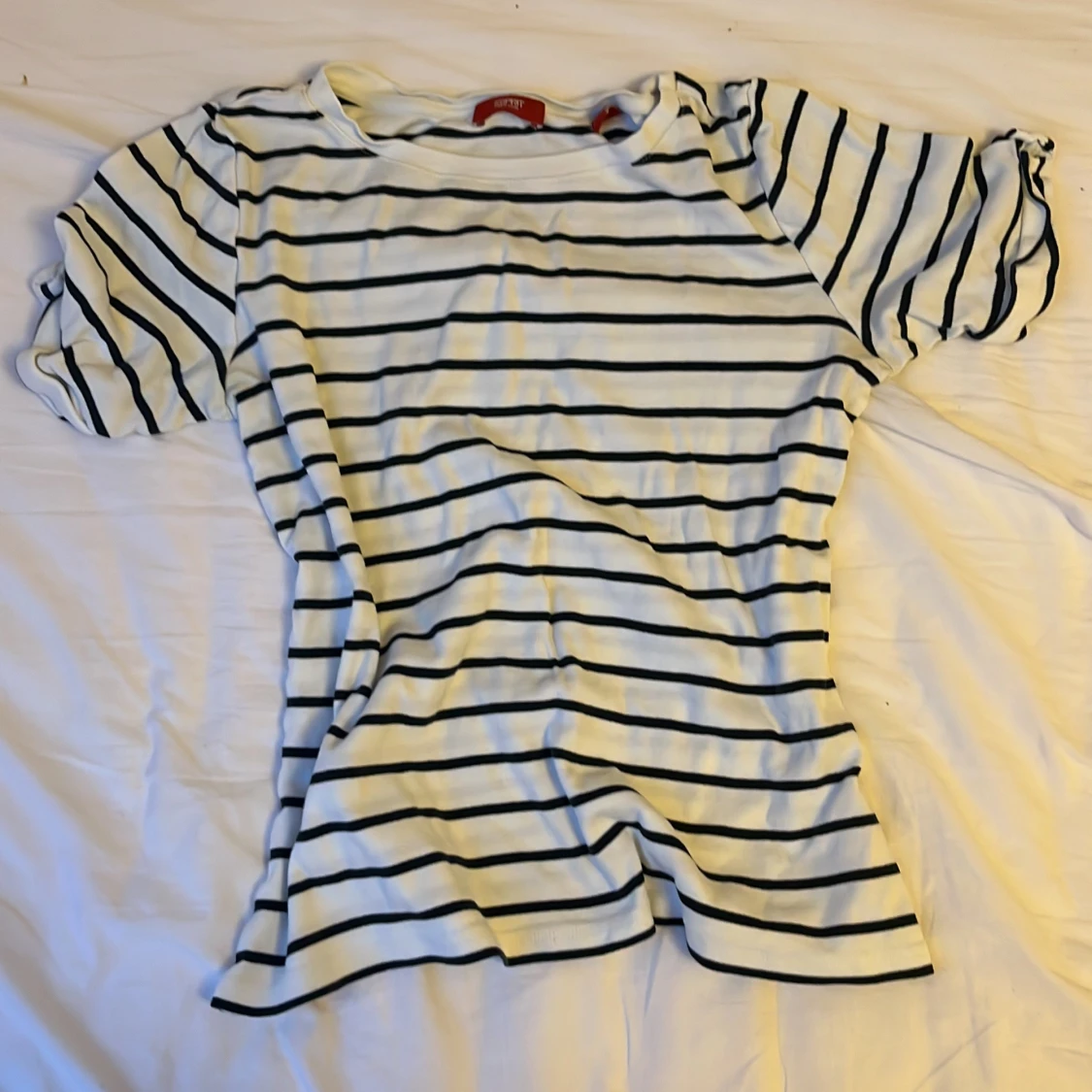 Randig t-shirt från Esprit, vit/svart