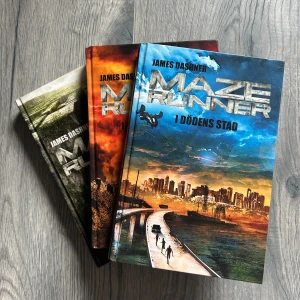 Maze Runner Serien - Maze Runner-serien bjuder på spänning, action och mysterier i en dystopisk värld. Perfekt för dig som gillar äventyr, överlevnad och nervkittlande berättelser. Omslagen lockar med dramatiska miljöer och stadssilhuetter.