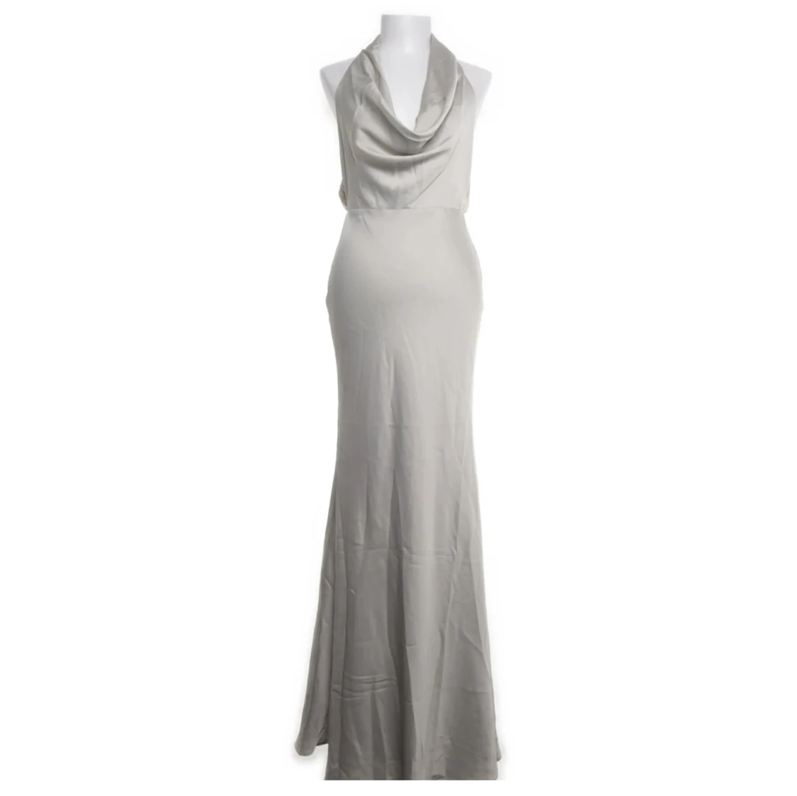 Ljusgrå långklänning från ASOS Edition - 1