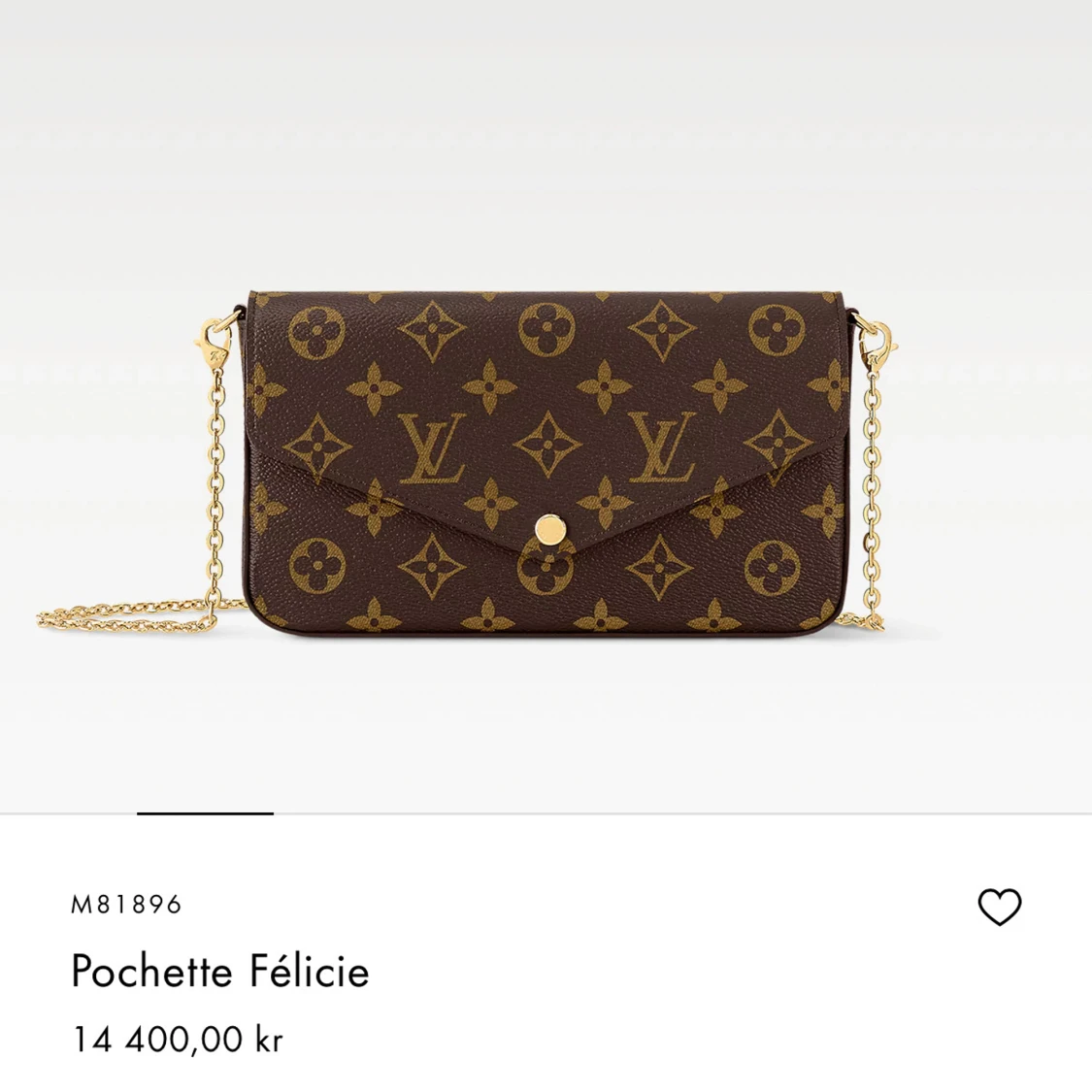 Louis Vuitton Pochette Félicie brun