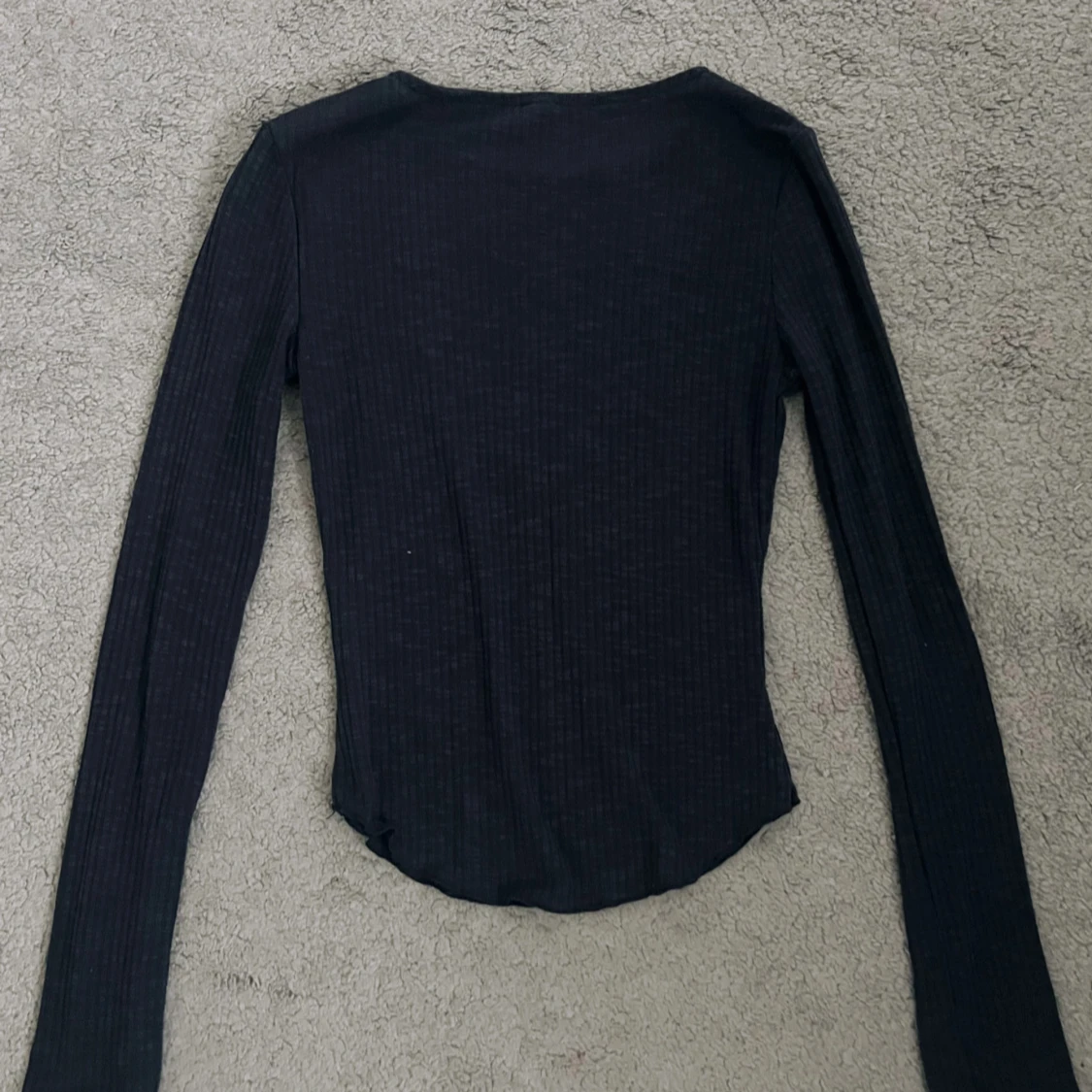 Mörkblå långärmad topp- Dazy - 1