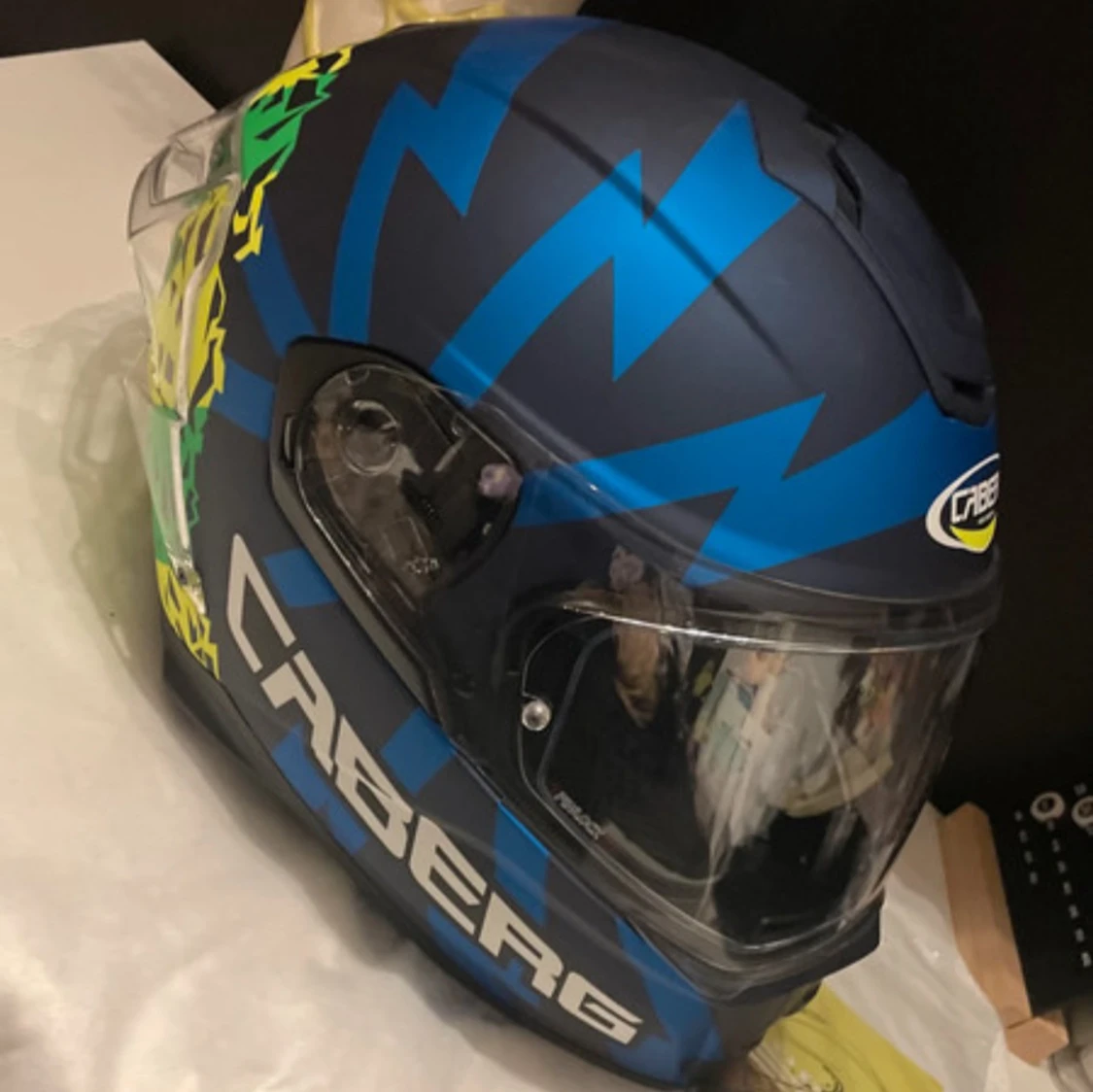 Caberg Drift Evo hjälm blå/gul S - 1