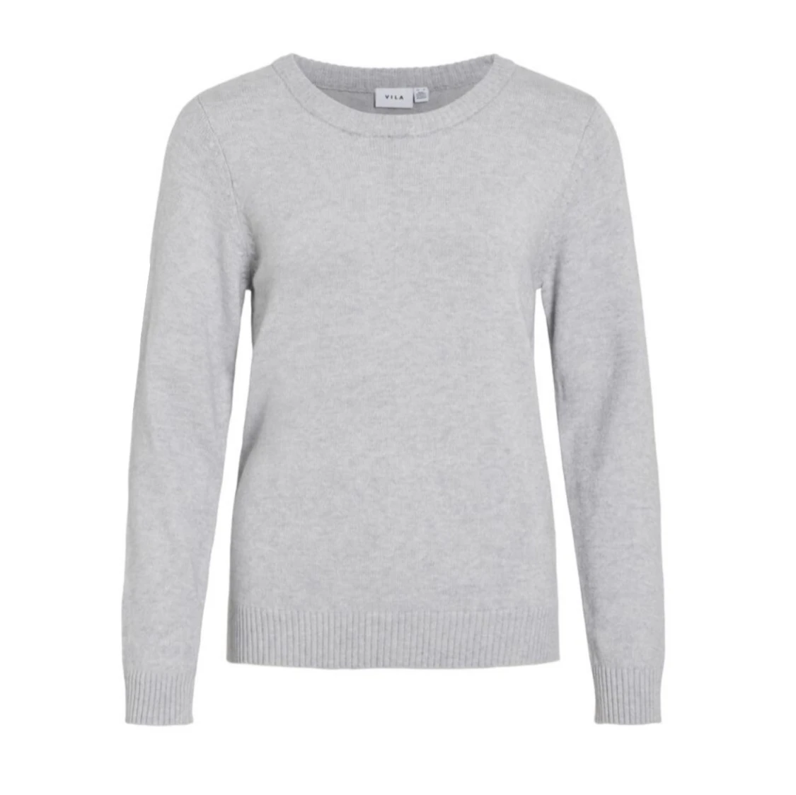 Ljusgrå stickad tröja från Vila - 1
