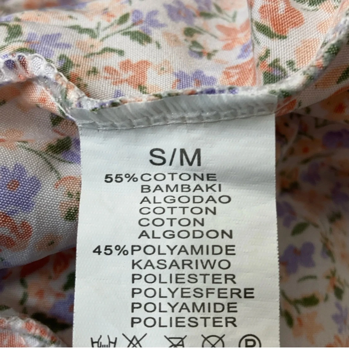 Blommig volangkjol och topp från Defox S/M - 3