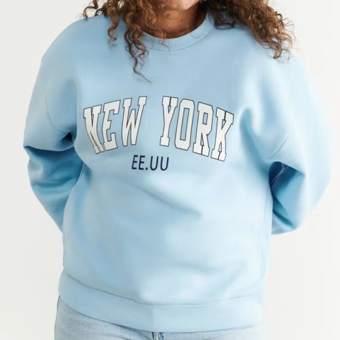 Ljusblå sweatshirt - 2