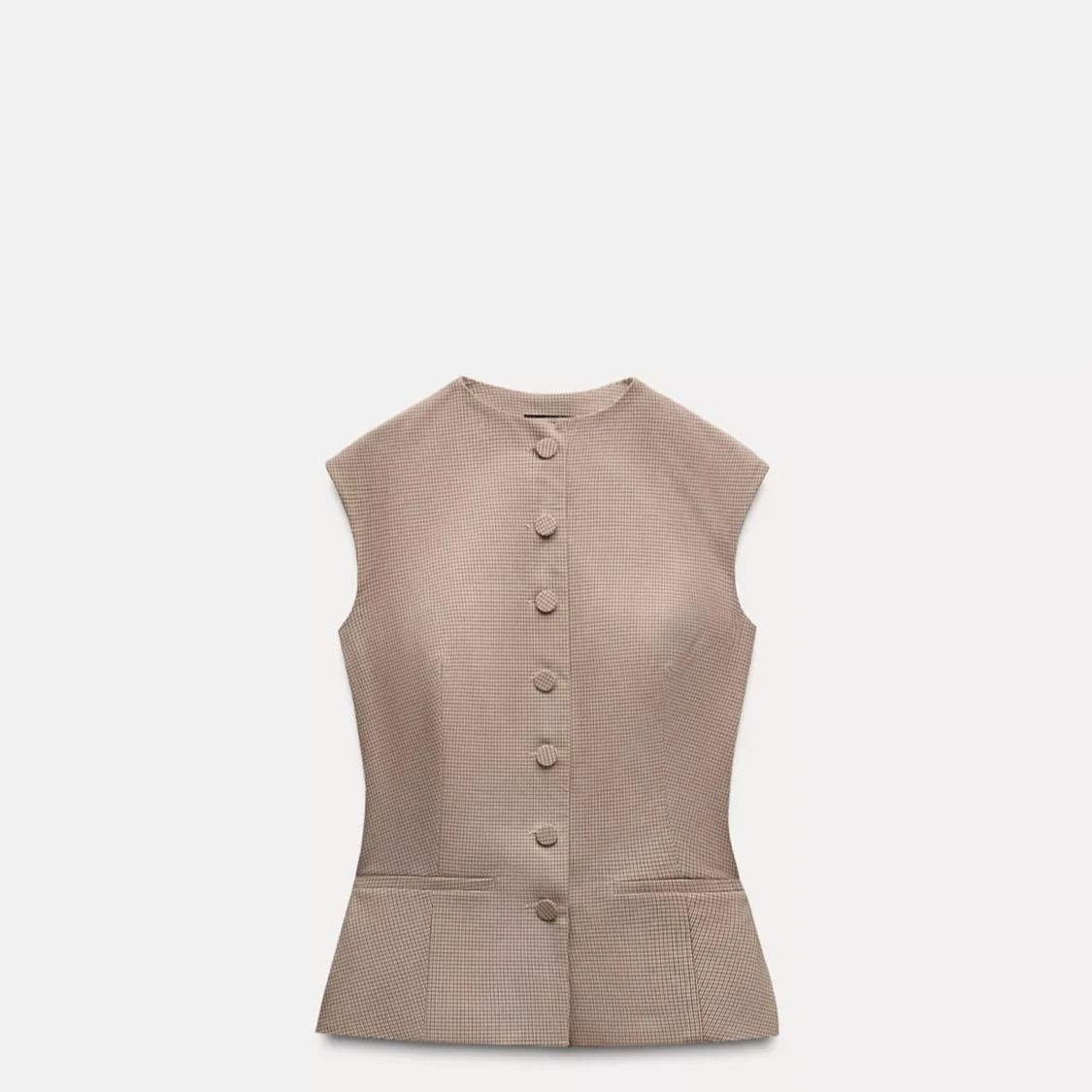 Beige Zara väst