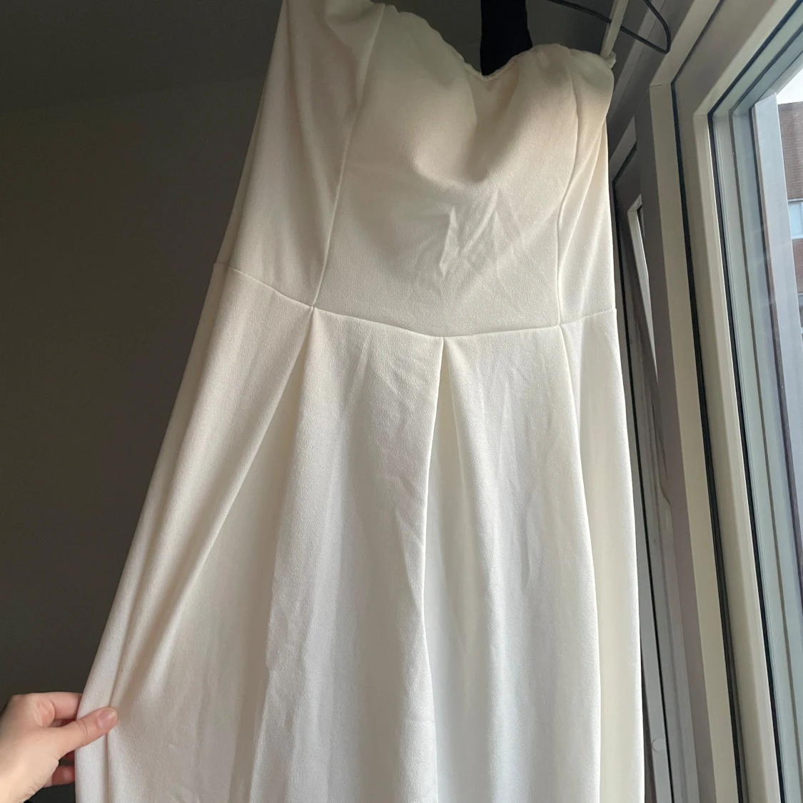 Vit långklänning  - 3