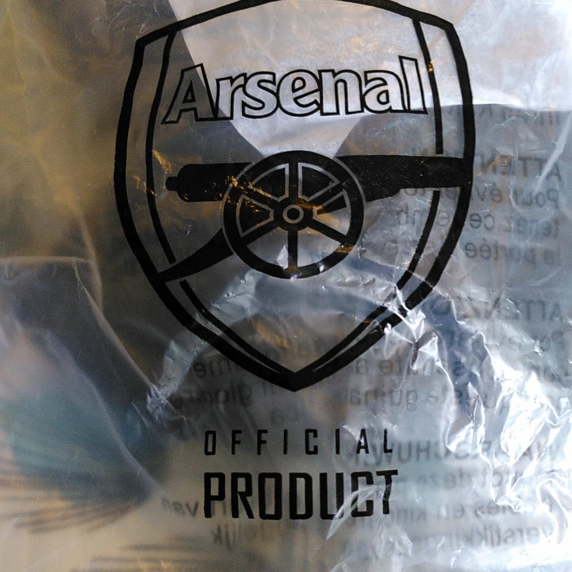 Svart Arsenal vindjacka med huva - 2