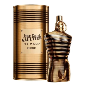 HELT NY Jean Paul Gaultier Le Male Elixir 75ml - HELT NY, ALDRIG ÖPPNAD - Jean Paul Gaultier Le Male Elixir är en ikonisk parfym i en ikonisk guldig metallburk och flaska formad som en manlig torso med svarta ränder. Flaskan rymmer 75 ml 