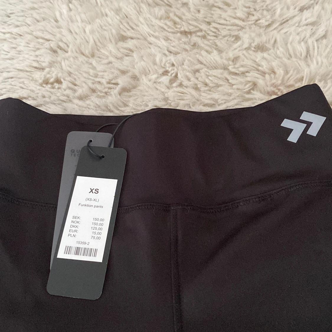 Svarta träningstights XS - 1