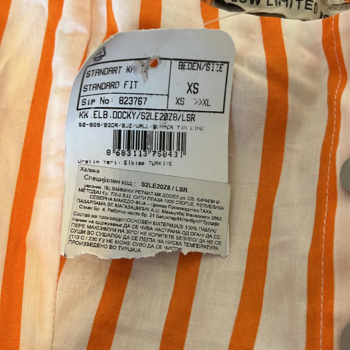 Randig kortklänning från LCW Limited XS - 1