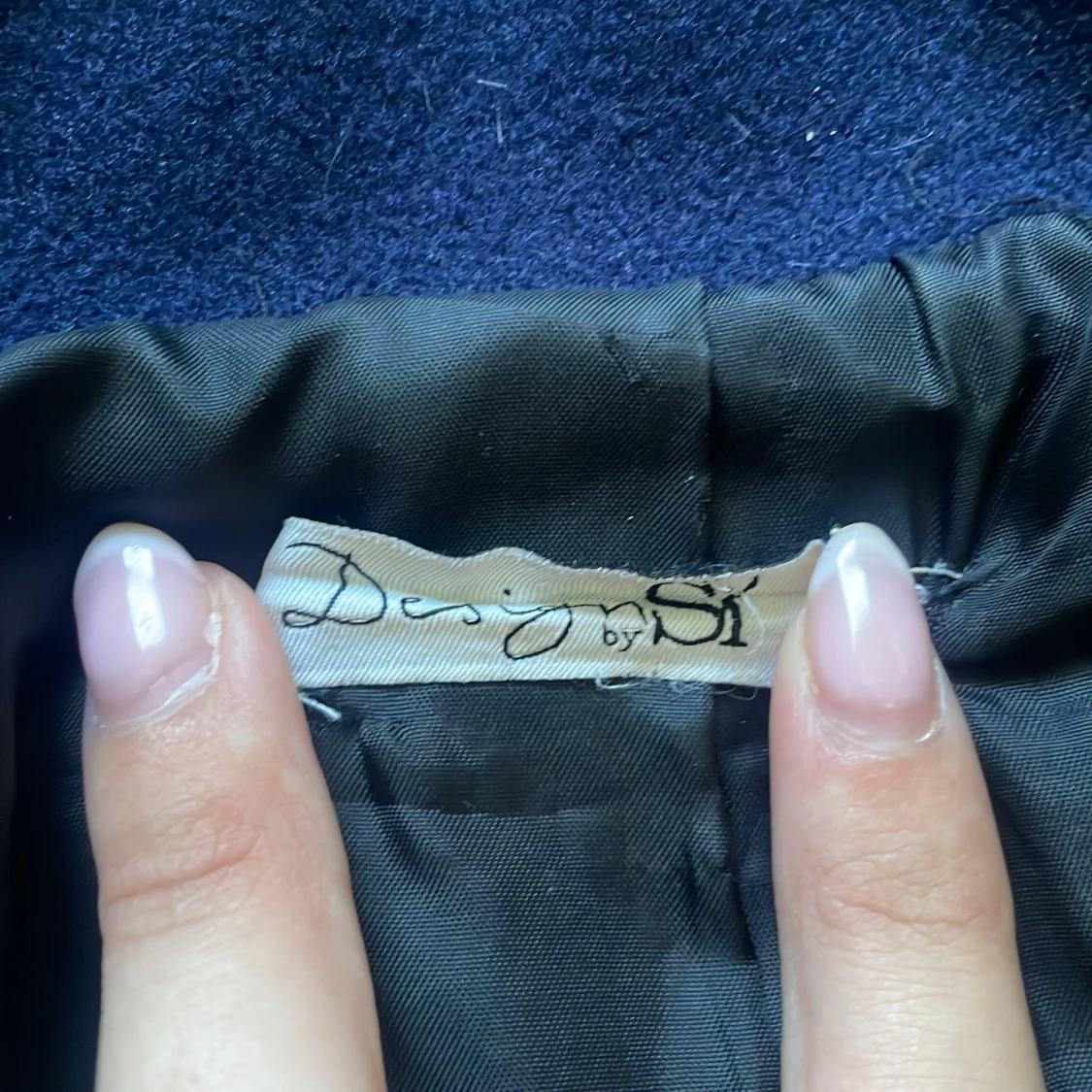 Mörkblå skepparkavaj från Design by Si - 3