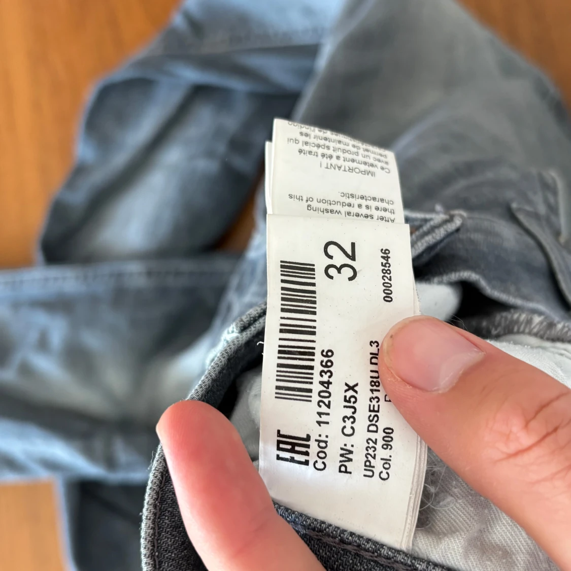 Grå skinny jeans från George, stl 32 - 3