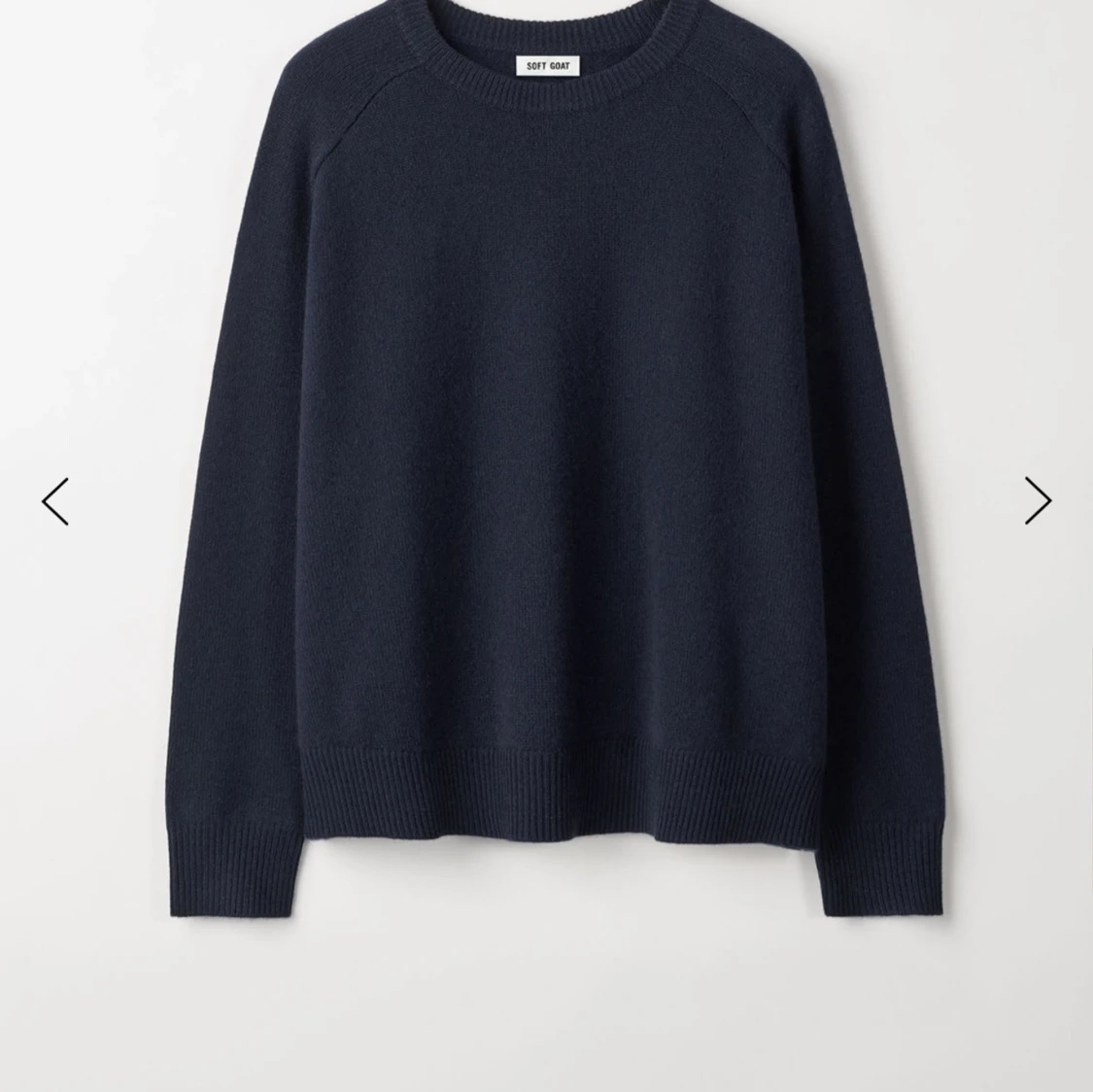 Mörkblå kashmirtröja Soft Goat - 3