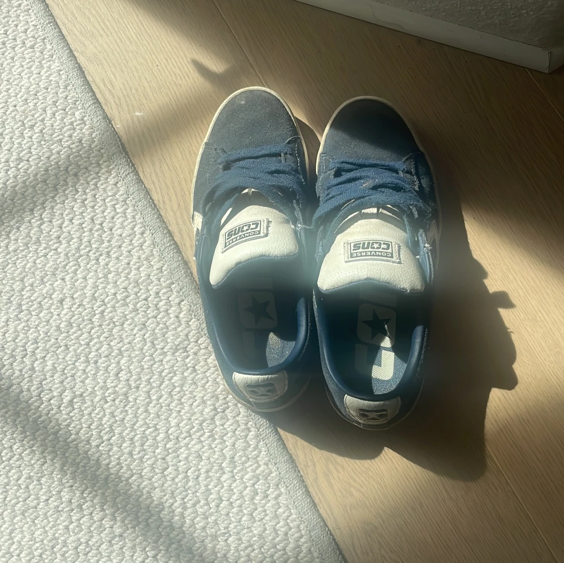 Blå Converse CONS sneakers i mocka. St 38 - 2