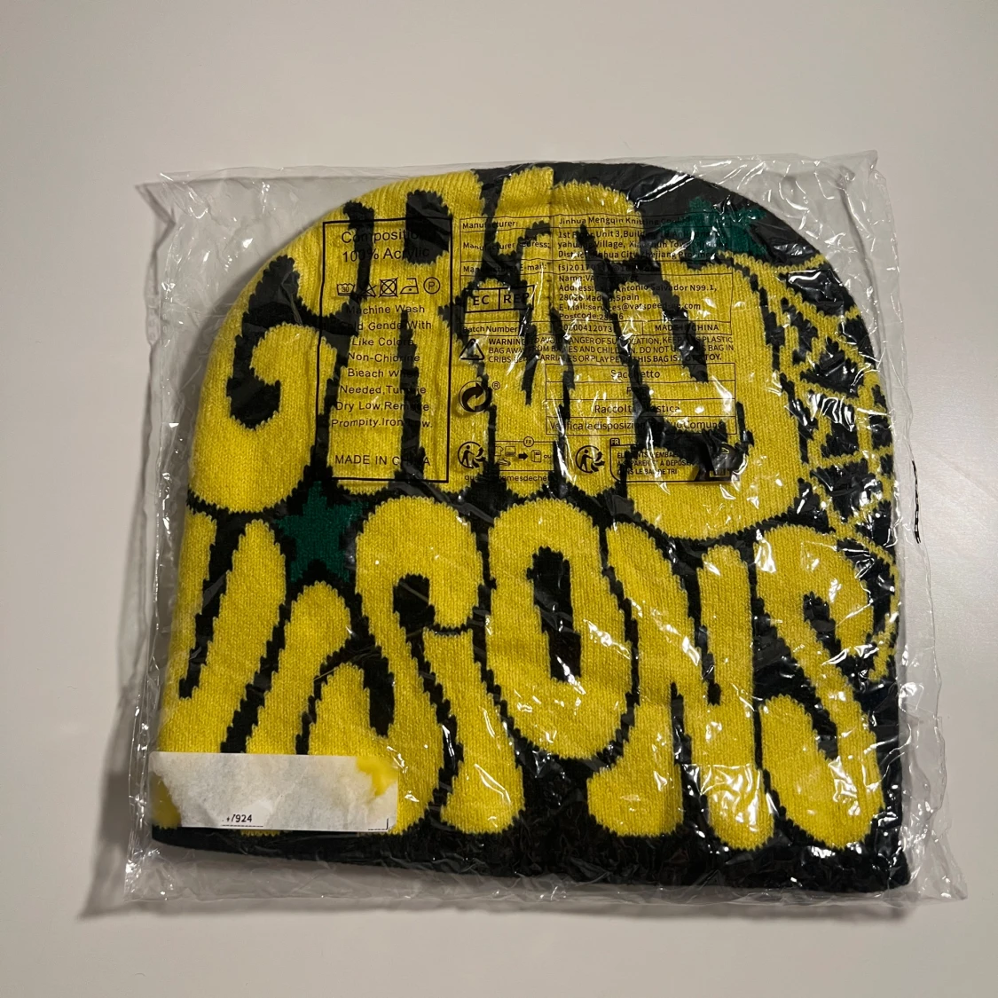 Gravy Visions gul och svart mössa