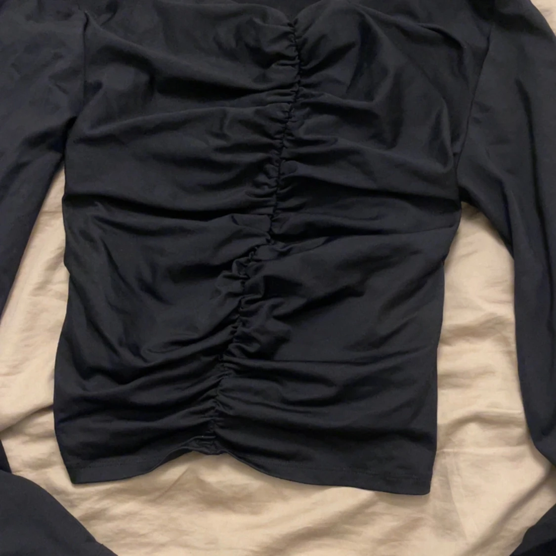 Svart långärmad topp från Zara - 1