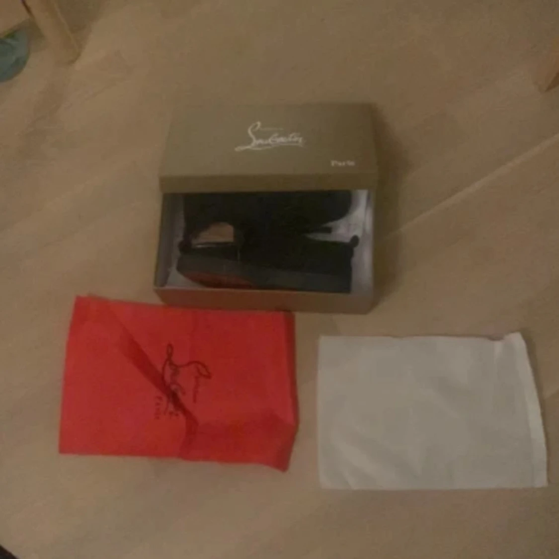 Christian Louboutin mörk blå sneakers - 2