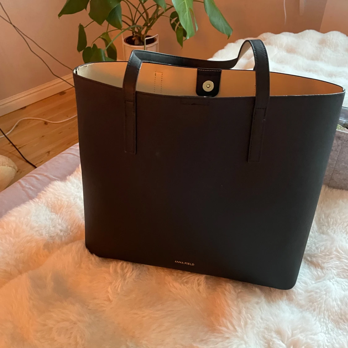 Svart shoppingväska från Anna Field - 1