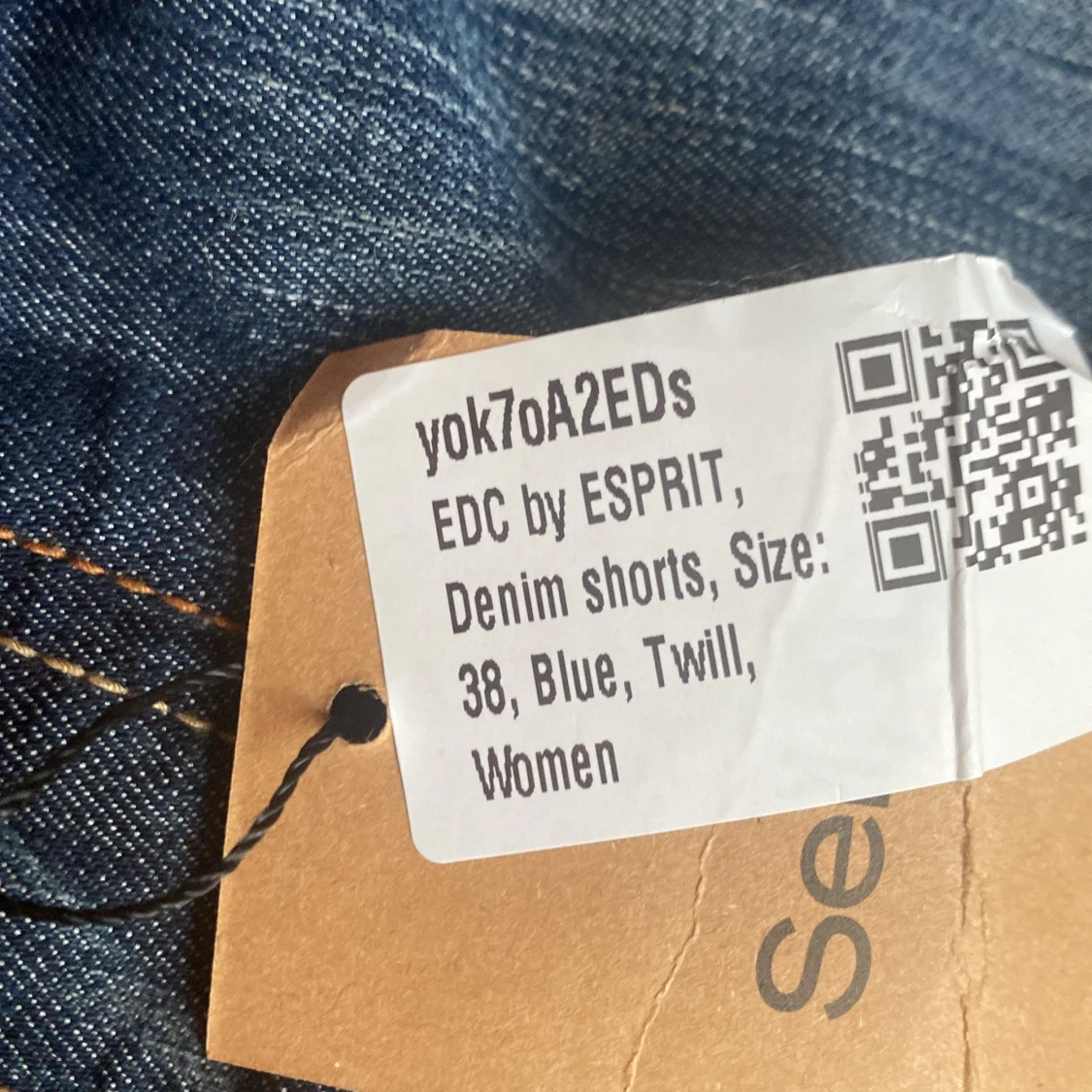 Blå jeansshorts från Esprit - 3