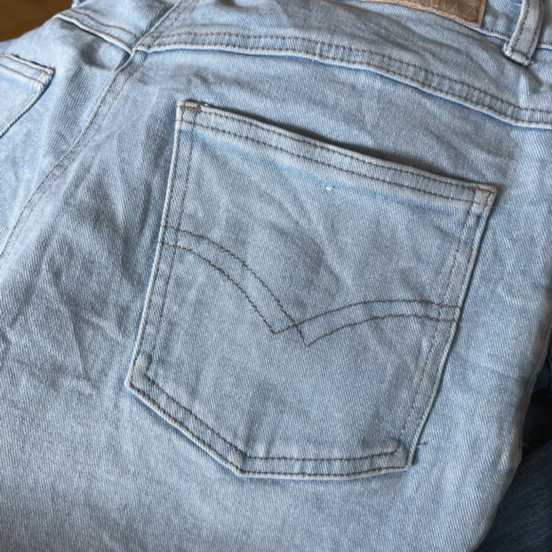 Ljusblå wide jeans från Arizona - 4