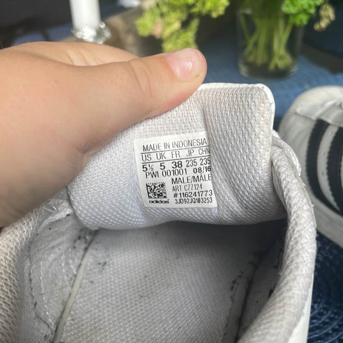 Adidas Superstar vita sneakers strl 38 - 2