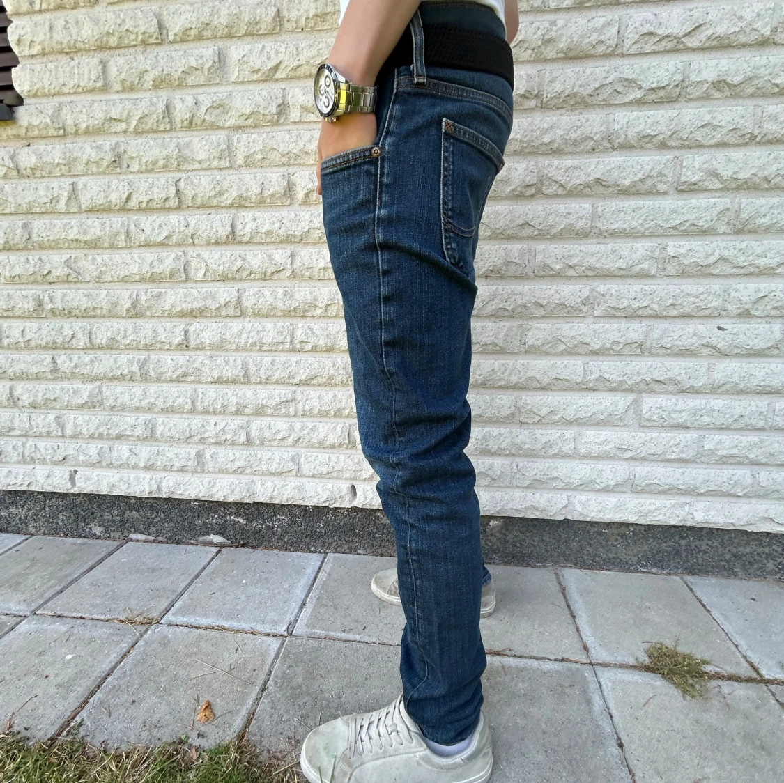 Mörkblå jeans från Lee Storlek 30/32 - 1