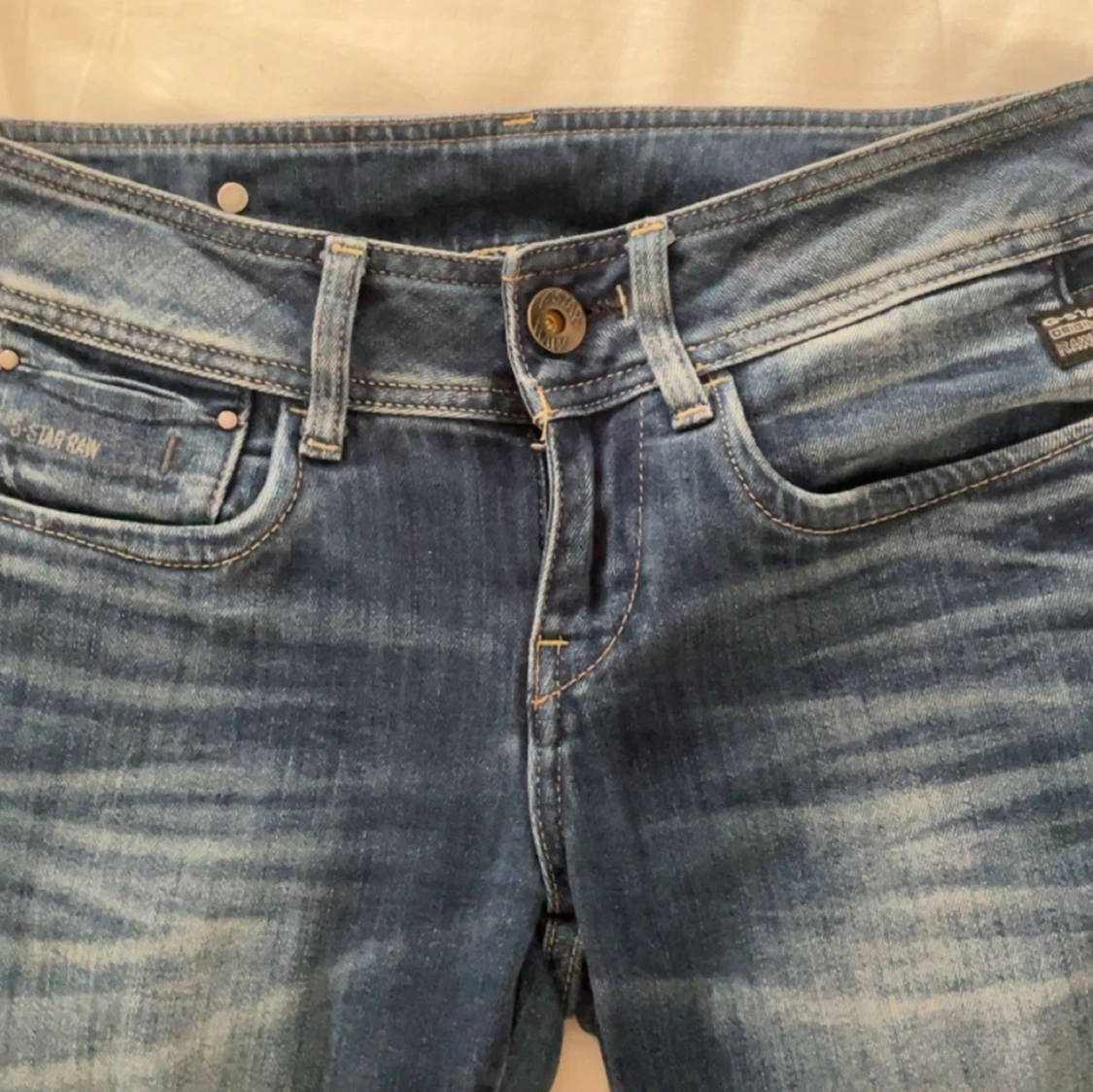 Blå low waist jeans från G-Star RAW - 2