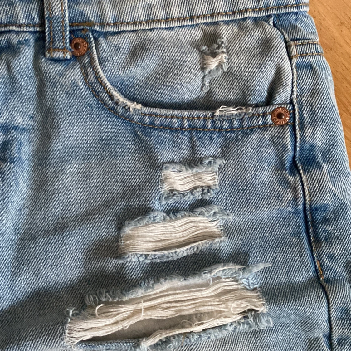 Blå jeansshorts från FB Sister - 3