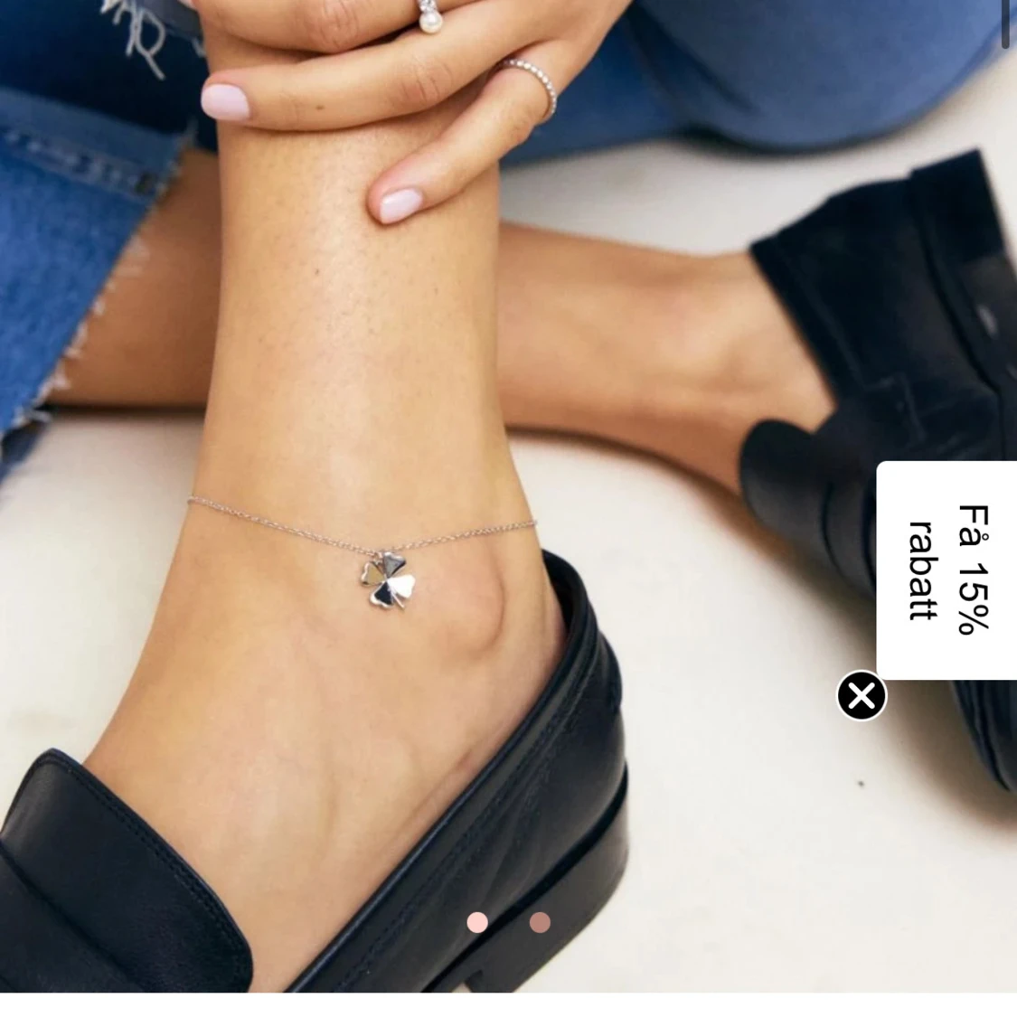 Edblad fotlänk med fyrklöver - 3