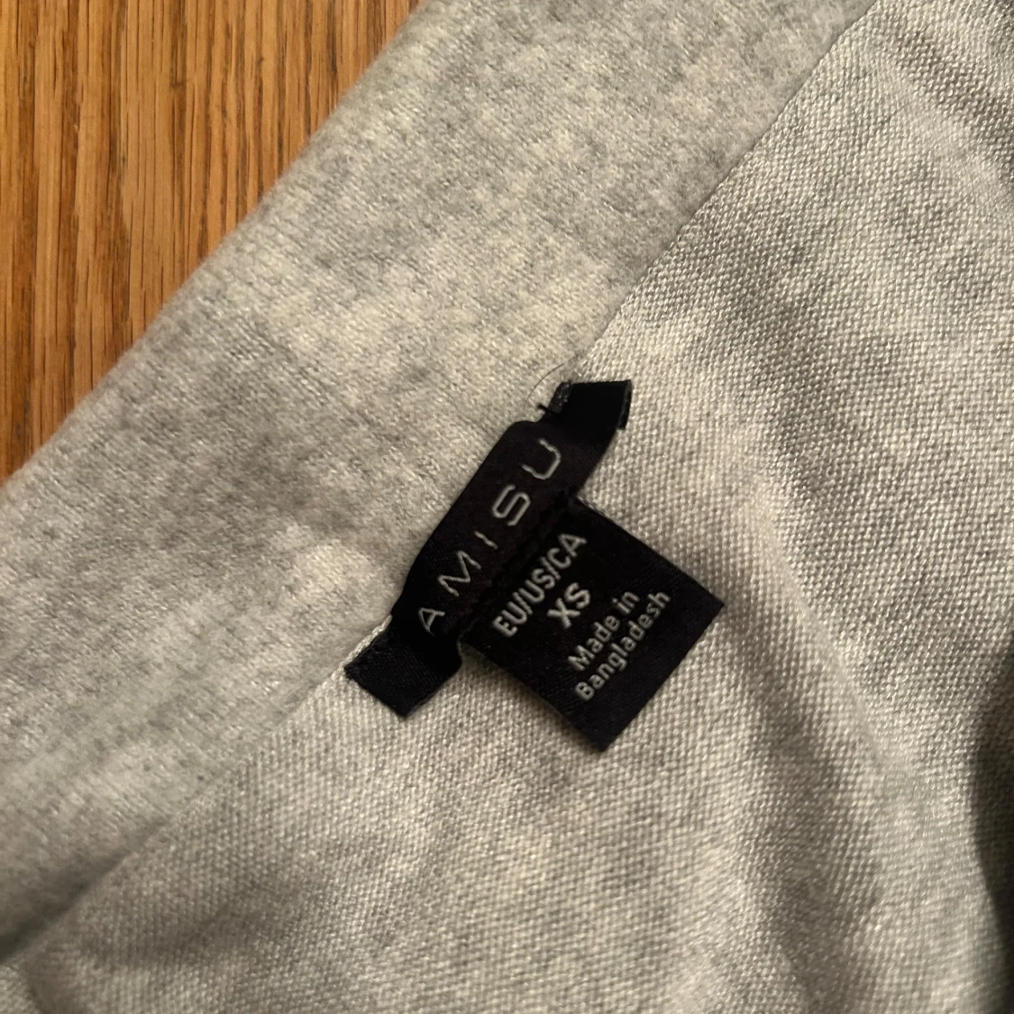 Grå offshoulder långärmad tröja Amisu - 2