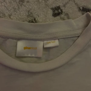 T-shirt med tryck från Gina tricot  - fin tröja från ginas gamla sommar kollektion. knappt använd och inga fläckar eller liknande! ordinarie pris: 150 ish