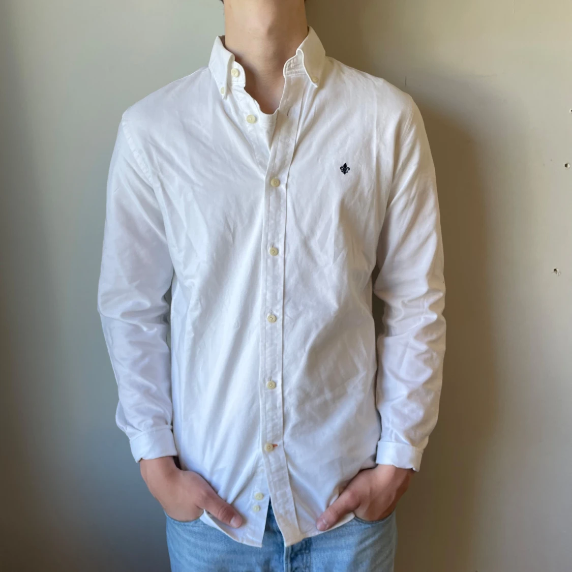 Vit Morris skjorta