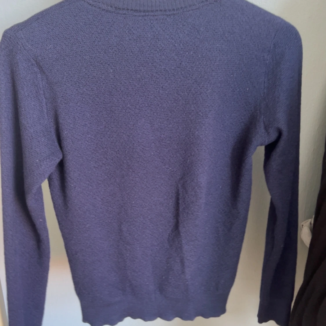 Mörkblå stickad tröja Stenströms - 1