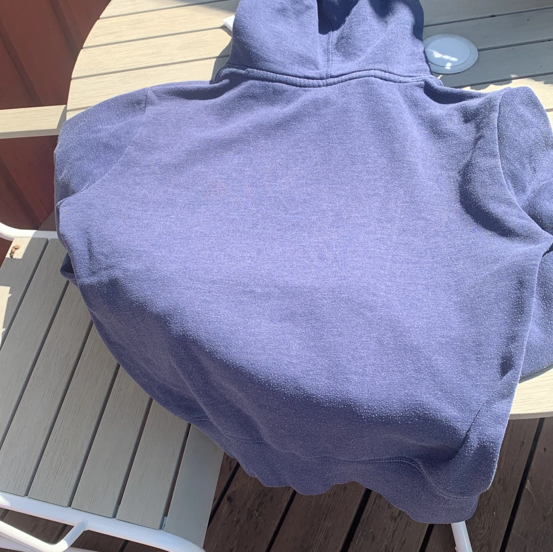 Blå Superdry hoodie med tryck - 2