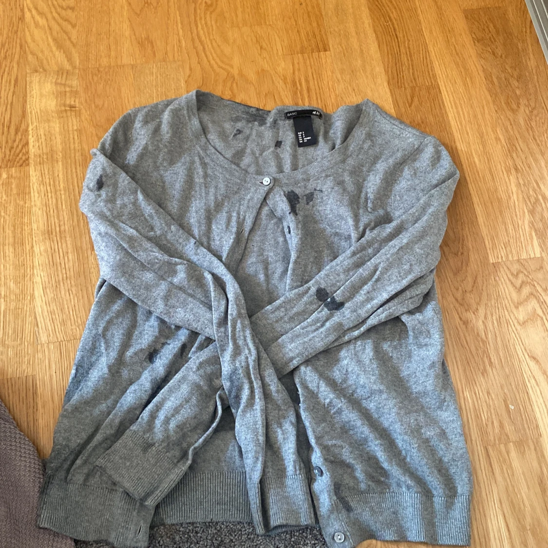 Grå kofta från H&M Basic