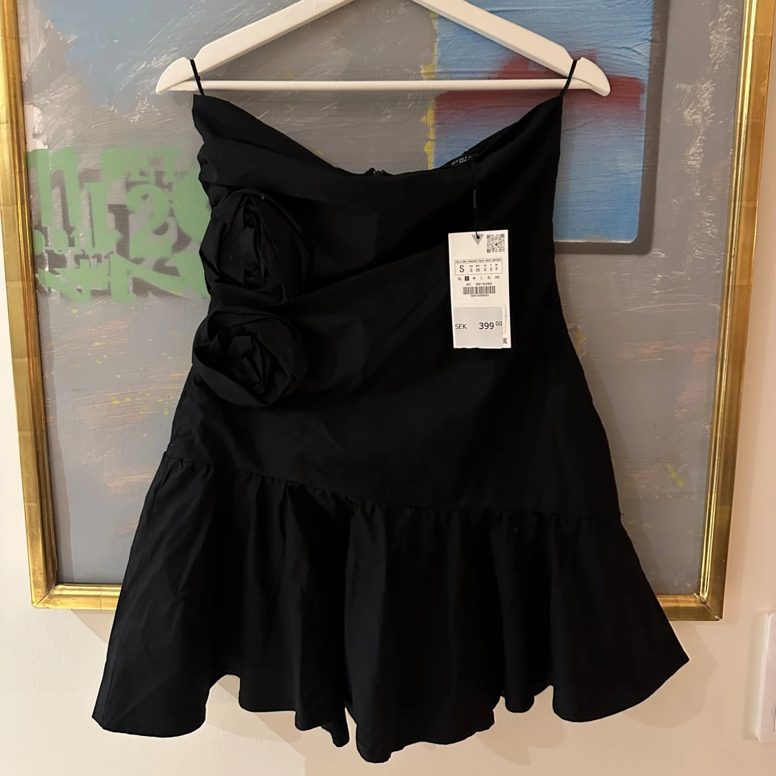 Svart bandeau kortklänning