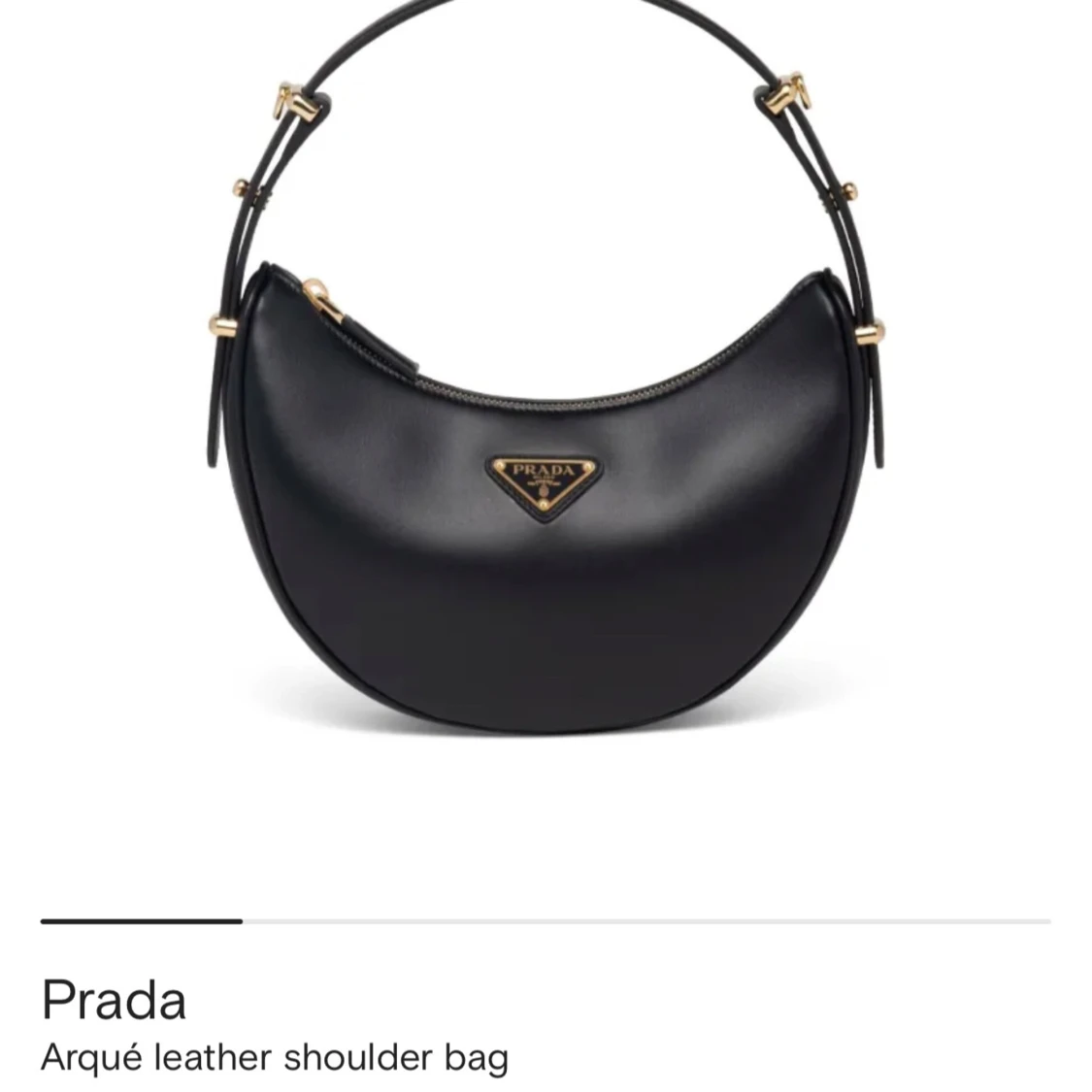 Prada Arqué väska, Svart