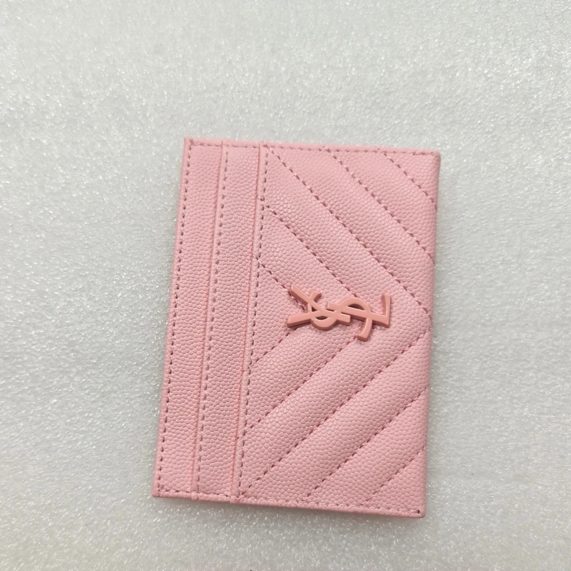 Rosa YSL quiltad kortplånbok - 3