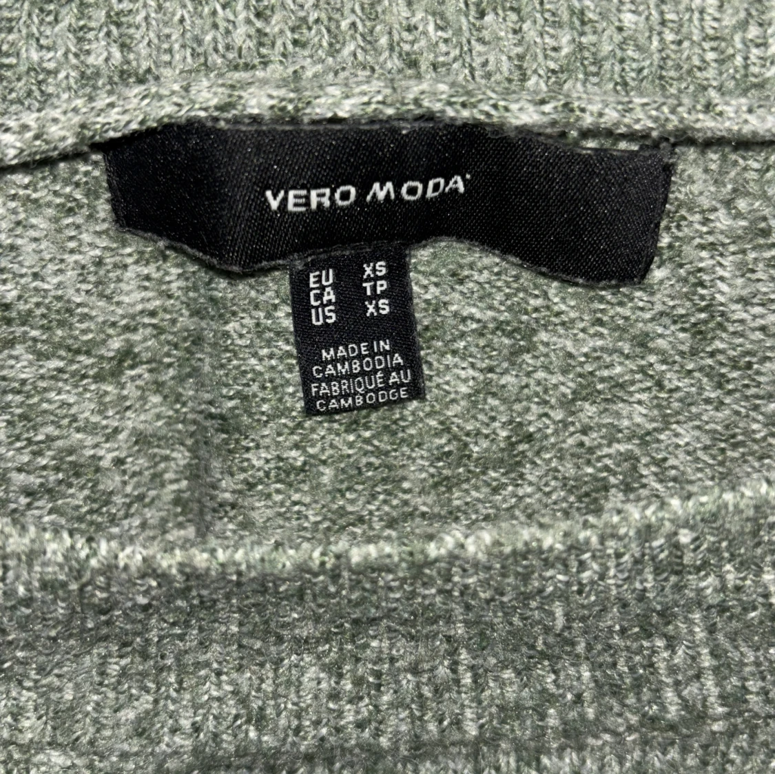 Grön stickad tröja från Vero Moda XS - 2