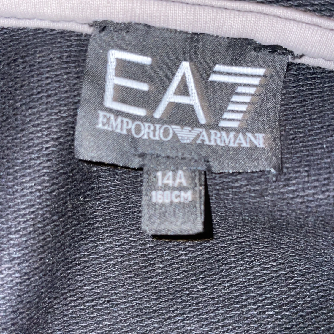 Svart hoodiejacka från EA7 Armani - 3