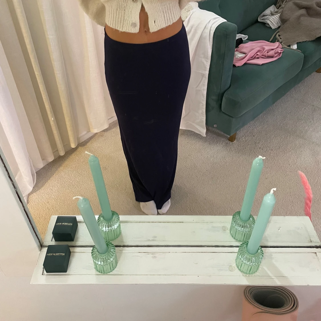 Mörkblå långkjol från Nelly - 1