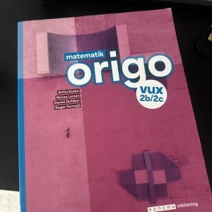 Matematik Origo vux 2b/2c - Nästan helt ny. 
