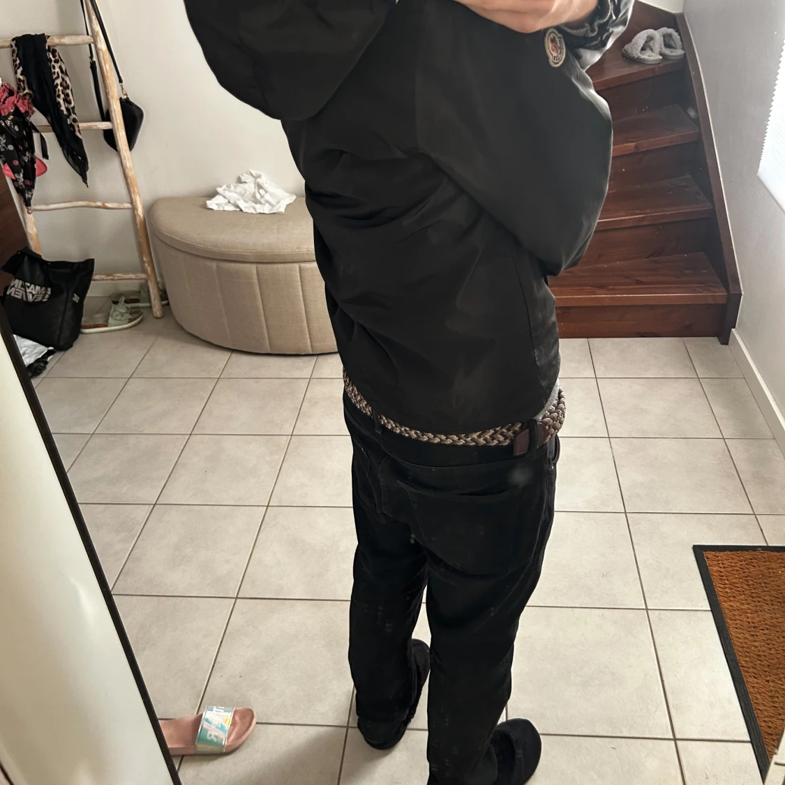 Svart vindjacka från Moncler - 2