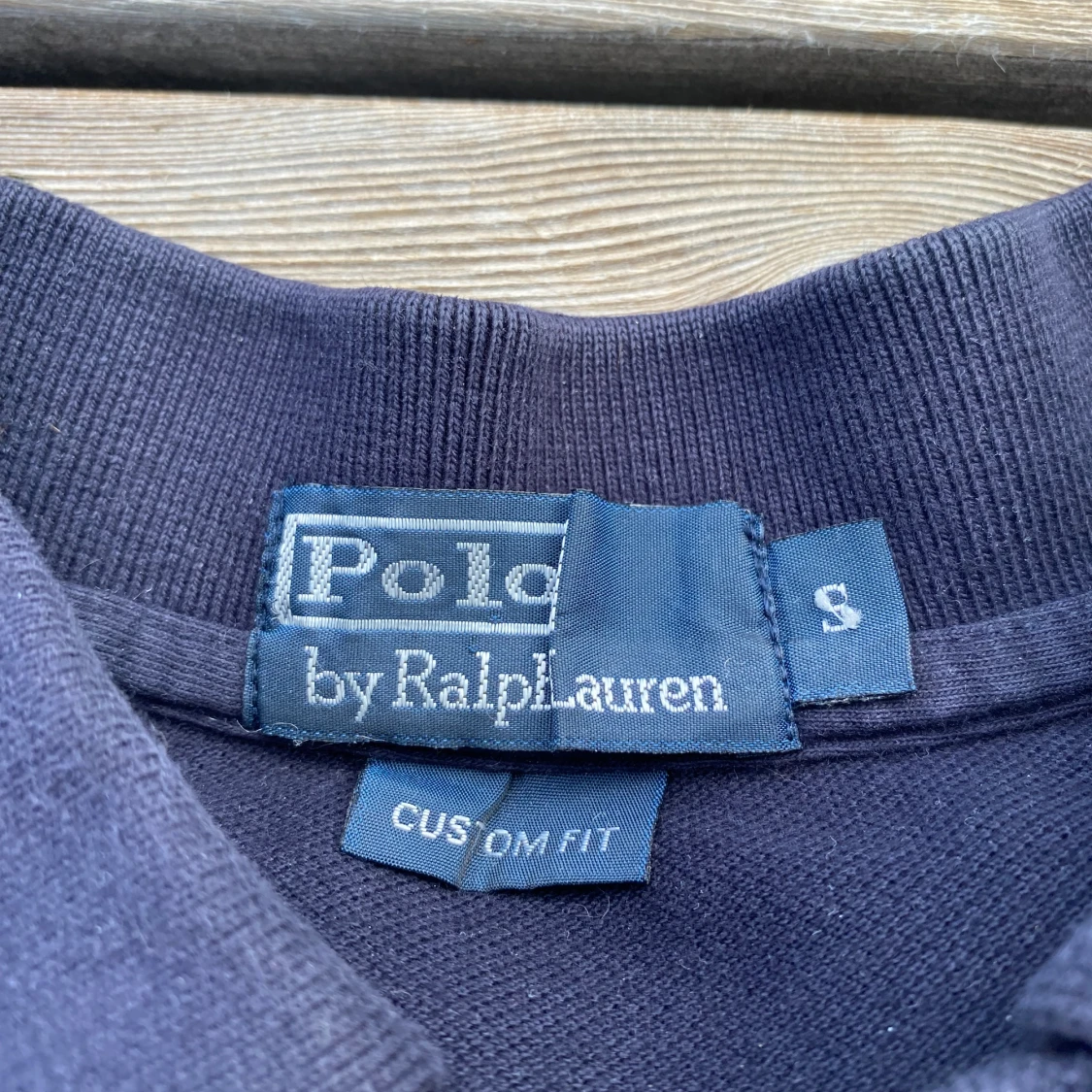 Mörkblå långärmad pikétröja Polo Ralph Lauren - 2