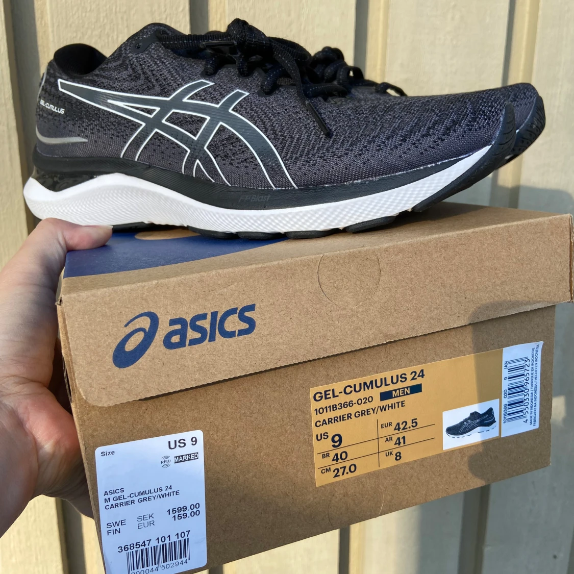 ASICS Gel-Cumulus 24 grå sneakers