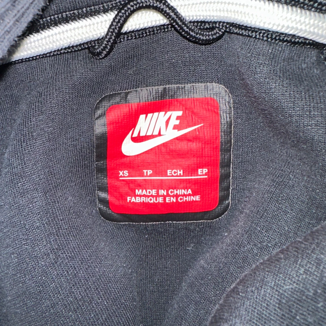 Nike hoodiejacka svart/grå XS - 2