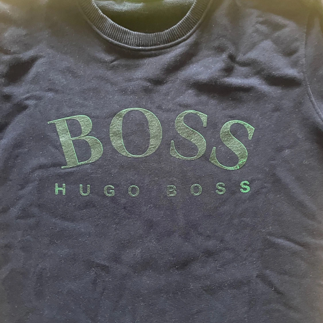 Mörkblå sweatshirt från Hugo Boss - 1